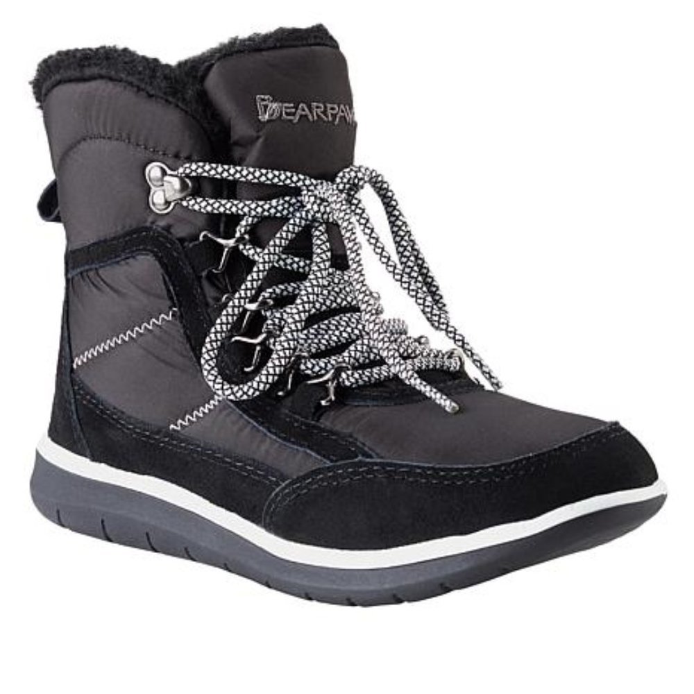 BEARPAW Ruby Genuine Sheepskin Footbed Lace Boot